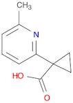 1-(6-methylpyridin-2-yl)cyclopropanecarboxylic acid