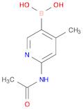 6-acetamido-4-methylpyridine-3-boronic acid