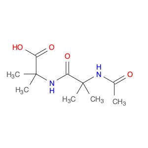 Alanine, N-(N-acetyl-2-methylalanyl)-2-methyl- (9CI)