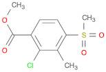 METHYL 2-CHLORO-3-METHYL-4-METHYLSULFONYLBENZOATE