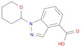 4-Carboxy-1-(tetrahydro-2H-pyran-2-yl)-1H-indazole, 2-(4-Carboxy-1H-indazol-1-yl)tetrahydro-2H-p...