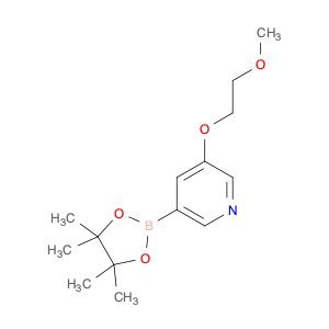 3-(2-Methoxyethoxy)-5-(4,4,5,5-tetramethyl-1,3,2-dioxaborolan-2-yl)pyridine