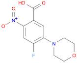 4-Fluoro-5-Morpholino-2-nitrobenzoic Acid