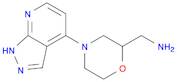 2-MorpholineMethanaMine, 4-(1H-pyrazolo[3,4-b]pyridin-4-yl)-