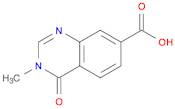 3-methyl-4-oxo-3,4-dihydro-7-quinazolinecarboxylic acid