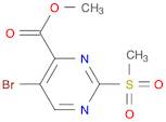 Methyl5-bromo-2-(methylsulfonyl)pyrimidine-4-carboxylate