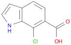 1H-Indole-6-carboxylic acid, 7-chloro-