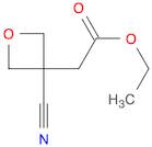 (3-cyanooxetan-3-yl)acetic acid ethyl ester