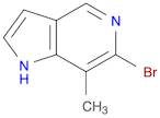 1H-Pyrrolo[3,2-c]pyridine, 6-broMo-7-Methyl-