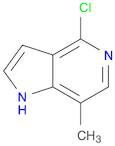 1H-Pyrrolo[3,2-c]pyridine, 4-chloro-7-Methyl-