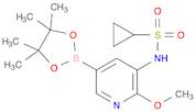 N-(2-Methoxy-5-(4,4,5,5-tetraMethyl-1,3,2-dioxaborolan-2-yl)pyridin-3-yl)cyclopropanesulfonaMide