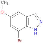 1H-Indazole,7-broMo-5-Methoxy-