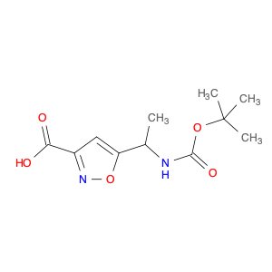 5-(1-((tert-Butoxycarbonyl)amino)ethyl)isoxazole-3-carboxylic acid