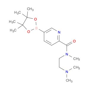 2-Pyridinecarboxamide, n-[2-(dimethylamino)ethyl]-n-methyl-5-(4,4,5,5-tetramethyl-1,3,2-dioxaborol…