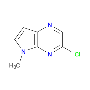 5H-Pyrrolo[2,3-b]pyrazine, 3-chloro-5-Methyl-