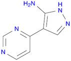 1H-Pyrazol-3-aMine, 4-(4-pyriMidinyl)-