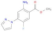 Methyl 2-AMino-5-fluoro-4-(1-pyrazolyl)benzoate