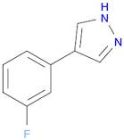 1H-Pyrazole, 4-(3-fluorophenyl)-