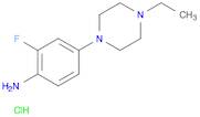 4-(4-Ethyl-1-piperazinyl)-2-fluoroaniline Hydrochloride