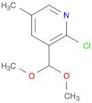 2-Chloro-3-(dimethoxymethyl)-5-methylpyridine