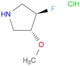 trans-4-fluoro-3-methoxypyrrolidine hydrochloride