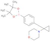 Morpholine, 4-[1-[4-(4,4,5,5-tetraMethyl-1,3,2-dioxaborolan-2-yl)phenyl]cyclopropyl]-