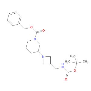 Benzyl 3-(3-(((tert-butoxycarbonyl)amino)methyl)azetidin-1-yl)piperidine-1-carboxylate