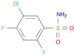 4-CHLORO-2,5-DIFLUOROBENZENESULFONAMIDE