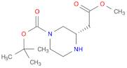 tert-Butyl (S)-3-(2-methoxy-2-oxoethyl)piperazine-1-carboxylate