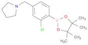 1-(3-Chloro-4-(4,4,5,5-tetramethyl-1,3,2-dioxaborolan-2-yl)benzyl)pyrrolidine