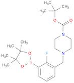 tert-Butyl 4-(2-fluoro-3-(4,4,5,5-tetramethyl-1,3,2-dioxaborolan-2-yl)benzyl)piperazine-1-carbox...