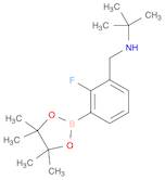 N-(2-Fluoro-3-(4,4,5,5-tetramethyl-1,3,2-dioxaborolan-2-yl)benzyl)-2-methylpropan-2-amine