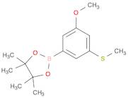 2-(3-Methoxy-5-(methylthio)phenyl)-4,4,5,5-tetramethyl-1,3,2-dioxaborolane