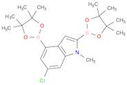 6-Chloro-1-methyl-2,4-bis(4,4,5,5-tetramethyl-1,3,2-dioxaborolan-2-yl)-1H-indole