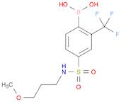 4-(N-(3-Methoxypropyl)sulfamoyl)-2-trifluoromethylphenylboronic acid