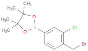 2-(4-(Bromomethyl)-3-chlorophenyl)-4,4,5,5-tetramethyl-1,3,2-dioxaborolane