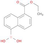 Ethyl 5-borono-1-naphthoate