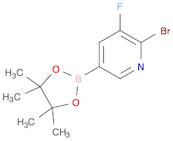 2-Bromo-3-fluoro-5-(4,4,5,5-tetramethyl-1,3,2-dioxaborolan-2-yl)pyridine