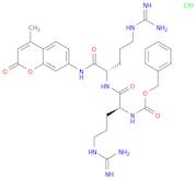 Benzyl ((S)-5-guanidino-1-(((S)-5-guanidino-1-((4-methyl-2-oxo-2H-chromen-7-yl)amino)-1-oxopentan-…