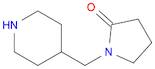 1-(Piperidin-4-ylmethyl)pyrrolidin-2-one