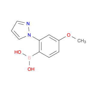 [4-methoxy-2-(1H-pyrazol-1-yl)phenyl]boronic acid