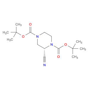 (S)-Di-tert-butyl 2-cyanopiperazine-1,4-dicarboxylate