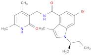 1H-Indole-4-carboxaMide, 6-broMo-N-[(1,2-dihydro-4,6-diMethyl-2-oxo-3-pyridinyl)Methyl]-3-Methyl-1…