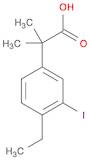 2-(4-ethyl-3-iodophenyl)-2-Methylpropanoic acid