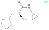 CyclopentanepropanaMide, α-aMino-N-cyclopropyl-, hydrochloride (1