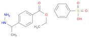 ethyl 4-(1-hydrazinylethyl)benzoate benzenesulfonate