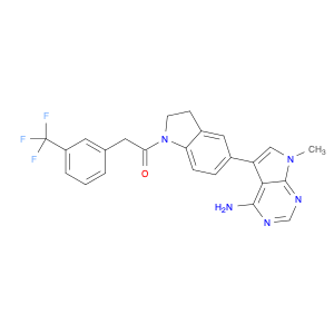 7Methyl-5-(1-{[3-(trifluoroMethyl)phenyl]acetyl}-2,3-dihydro1Hindol-5-yl)7Hpyrrolo[2,3d]pyriMidin-…