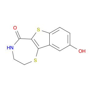 3,4-Dihydro-9-hydroxy-[1]benzothieno[2,3-f]-1,4-thiazepin-5(2H)-one