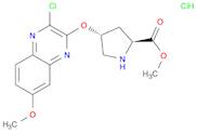 L-Proline, 4-[(3-chloro-7-Methoxy-2-quinoxalinyl)oxy]-, Methyl ester, (hydrochloride)(1