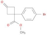 Methyl 1-(4-bromophenyl)-3-oxocyclobutanecarboxylate